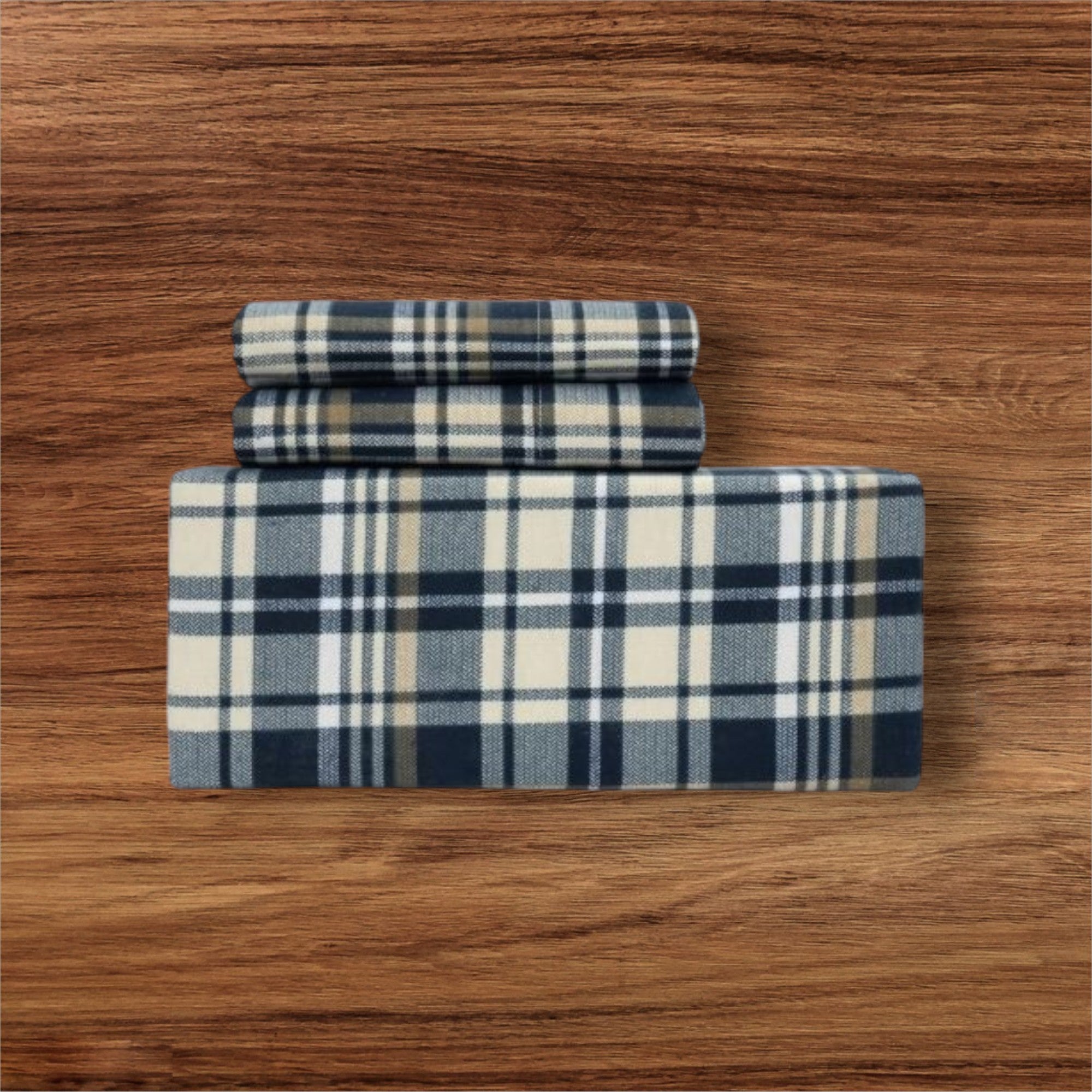 Tartan Flannel Sheet Set 03 pieces