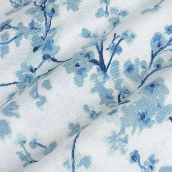 Floral Branches Flannel Sheet Set 03 pieces