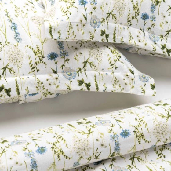 Meadow Floral Flannel Sheet Set 03 pieces