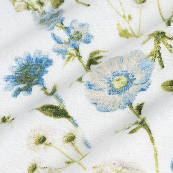 Meadow Floral Flannel Sheet Set 03 pieces